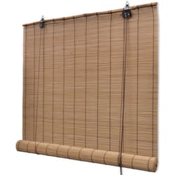 Helloshop26 - Tenda a rullo in bambù marrone 120 x 220 cm, tenda per finestra, protezione privacy