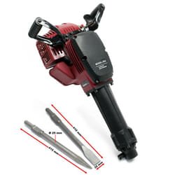 Helloshop26 - Martello pneumatico 2,5 hp 55j 1500 1/min scalpello martello demolitore per calcestruzzo trapano a percussione