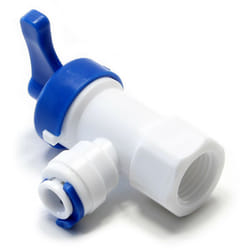 Helloshop26 - Adattatore per rubinetto acqua osmotica filettatura femmina 12,5 mm. Valvola di bypass del serbatoio dell'acqua