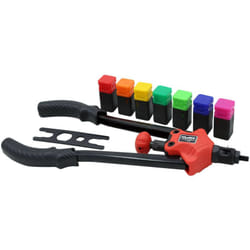 Helloshop26 - Pinza rivetti trazione crimpare dadi set 7 mandrini utensili intercambiabili