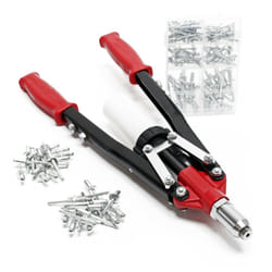 Helloshop26 - Pinza per rivetti ciechi pinza a leva per rivetti ciechi 150 pezzi in alluminio