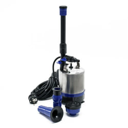 Helloshop26 - Pompa per fontana in acciaio inox 50 watt 1750 litri all'ora con 3 accessori