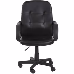 Sedia da ufficio girevole dal design classico Questa sedia da ufficio dal design classico in nero si adatterà perfettamente a ...