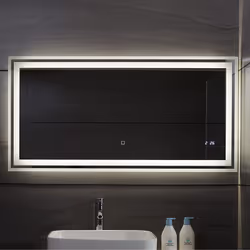 Aggiungi un tocco futuristico al tuo bagno con i nostri specchi illuminati dal design elegante. Questi specchi da bagno con i ...