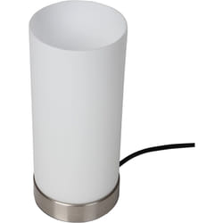 Lampada da tavolo touch a forma di cilindro Lampadina E14 max 40 watt o led dimmerabile altezza 25 cm 3 livelli di intensità lampada da tavolo