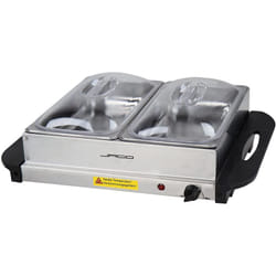 Helloshop26 - Scaldavivande elettrico in acciaio inox mantenimento della temperatura coperchi trasparenti modelli a scelta Scaldavivande scalda