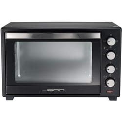 Helloshop26 - Mini forno capacità 60 litri 2000 watt timer 0/60 min 100-230°c 6 modalità di cottura con grill girarrosto e teglia doppio vetro forno