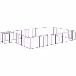 Questa cuccia versatile è un fantastico paradiso di gioco all'aperto per i tuoi cani! La grande gabbia per cani offre ampio s ...