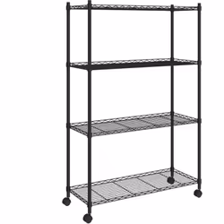 Descrizione Questo scaffale in filo metallico è la soluzione ideale per lo stoccaggio domestico e commerciale, come in cucina ...