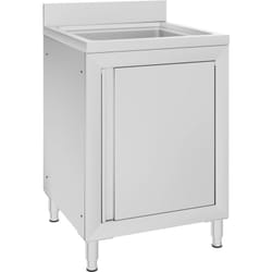 Lavello da cucina professionale 60 x 60 x 96 cm Acciaio inossidabile