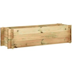 Helloshop26 - Fioriera rialzata in legno di pino impregnato 120 cm