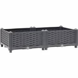 Questo letto rialzato sarà un'ottima scelta per gli appassionati del fai da te per decorare i propri giardini, balconi o pati ...