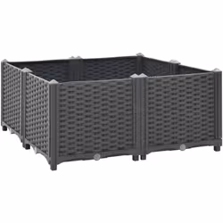 Questo letto rialzato sarà un'ottima scelta per gli appassionati del fai da te per decorare i propri giardini, balconi o pati ...