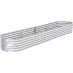 Questo letto rialzato da giardino in acciaio zincato è perfetto per gli amanti del fai da te per decorare i propri giardini, ...