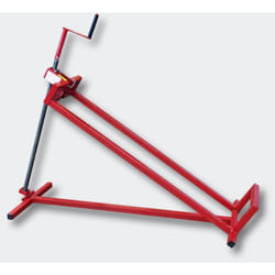 Helloshop26 - Cric sollevatore trattore rasaerba rasaerba sollevatore giardino officina fai da te 400 kg rosso