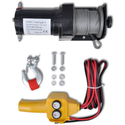 Verricello elettrico 12 volt 907 kg attrezzi officina garage