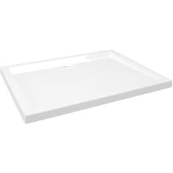 Piatto doccia piatto doccia piatto doccia bagno wc doccia interno casa rettangolare abs 80 x 100 cm bianco