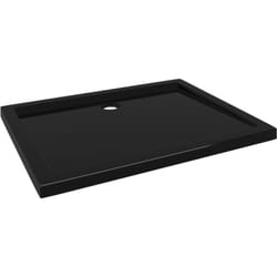 Piatto doccia piatto doccia piatto doccia bagno wc doccia interno casa rettangolare 80x100 cm abs nero