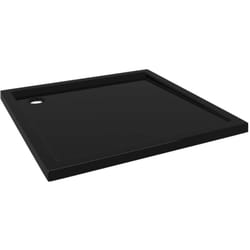 Piatto doccia piatto doccia piatto doccia bagno wc doccia cabina doccia casa interno quadrato abs nero 90x90 cm