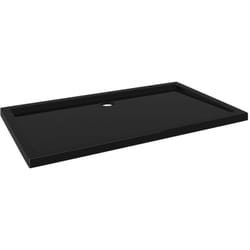 Helloshop26 - Piatto doccia piatto doccia piatto doccia bagno wc doccia interno casa rettangolare 70x120 cm abs nero