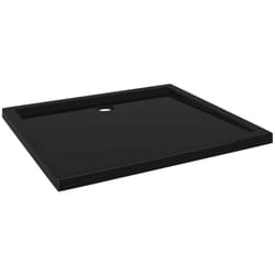 Piatto doccia piatto doccia piatto doccia bagno wc doccia interno casa rettangolare 80x90 cm abs nero