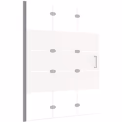 Con un design elegante, questa cabina doccia pieghevole è un'aggiunta davvero facile da usare al tuo bagno. Il telaio in allu ...