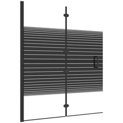 Box doccia pieghevole esg bagno 120 x 140 cm nero