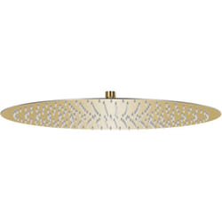 Helloshop26 - Soffione doccia a pioggia in acciaio inox 50 cm tondo oro