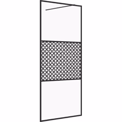 Dai un nuovo aspetto estetico al tuo bagno con questa moderna parete doccia con cabina doccia in vetro trasparente! Offre uno ...