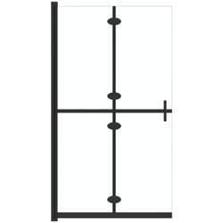 Parete doccia pieghevole parete divisoria vasca accessorio bagno parete divisoria doccia interno casa vetro esg 90x190 cm trasparente
