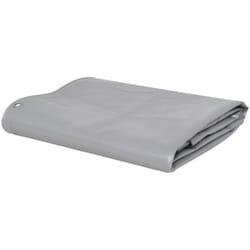 Helloshop26 - Telo telone versatile e resistente 650 g/m² 5 x 6 m grigio
