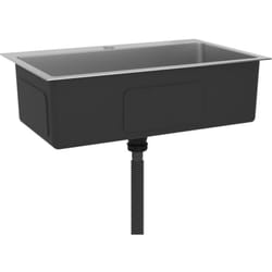 Lavello da cucina fatto a mano per interni domestici, lavello da bagno, installazione da cucina, 70 x 44 cm, in acciaio inossidabile argento