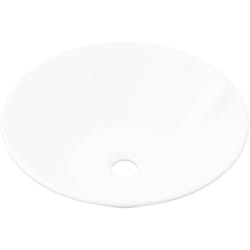 Helloshop26 - Lavabo da bagno diametro 42 cm in porcellana bianca