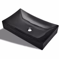 Questo lavabo, realizzato in ceramica di prima qualità, darà un tocco di eleganza a qualsiasi bagno, lavanderia e toilette. L ...