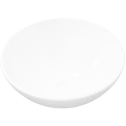 Helloshop26 - Lavabo da bagno diametro 32,5 cm tondo in ceramica bianca