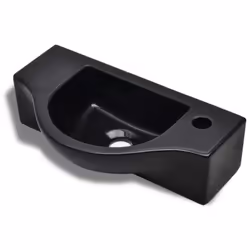 Questo lavabo, realizzato in ceramica di prima qualità, darà un tocco di eleganza a qualsiasi bagno, lavanderia e toilette. L ...
