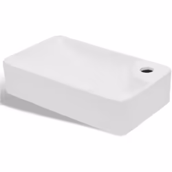 Questo lavabo, realizzato in ceramica di prima qualità, darà un tocco di eleganza a qualsiasi bagno, lavanderia e toilette. L ...