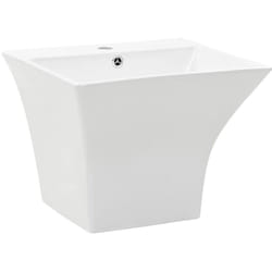 Lavabo bagno sospeso in ceramica bianca lavabo lavabo 50 cm