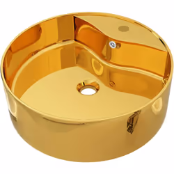 Realizzato in ceramica, questo lavandino dalla forma rotonda sarà un'aggiunta chic e senza tempo a qualsiasi bagno, toilette, ...