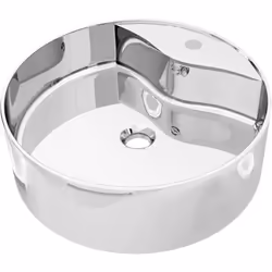 Realizzato in ceramica, questo lavandino dalla forma rotonda sarà un'aggiunta chic e senza tempo a qualsiasi bagno, toilette, ...