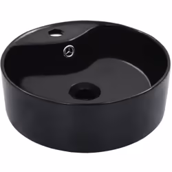 Realizzato in ceramica, questo lavandino dalla forma rotonda sarà un'aggiunta chic e senza tempo a qualsiasi bagno, toilette, ...