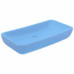 Questo lavabo rettangolare, realizzato in ceramica di alta qualità, è un'aggiunta elegante a qualsiasi bagno, toilette o toil ...