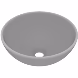 Questo lavabo rotondo, realizzato in ceramica di alta qualità, è un complemento elegante e perfetto per qualsiasi bagno, toil ...