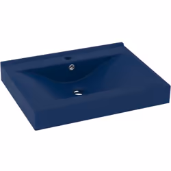 Il nostro lavabo rettangolare, realizzato in ceramica di alta qualità, è un'aggiunta elegante a qualsiasi bagno, toilette o t ...