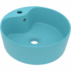 Descrizione Il nostro lavabo rotondo in ceramica è un'aggiunta chic e senza tempo a qualsiasi bagno, toilette, guardaroba o t ...