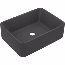 Il nostro lavabo rettangolare in ceramica è un'aggiunta perfettamente elegante e senza tempo a qualsiasi bagno, toilette, gua ...