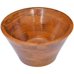 Lavabo da bagno lavabo da appoggio WC lavabo bagno lavabo interno doccia lavabo diametro 40 cm in legno massello di teak