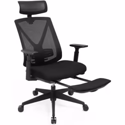 Caratteristiche: Colore: Nero Materiali: Schiuma ad alta resilienza, rete, base in acciaio, rotelle in nylon, bracciolo in PU ...