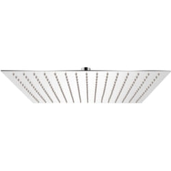 Helloshop26 - Soffione doccia quadrato a immersione in acciaio inox 40x40 cm