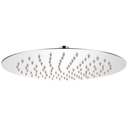 Helloshop26 - Soffione doccia tondo a immersione Soffione doccia in acciaio inox da 25 cm